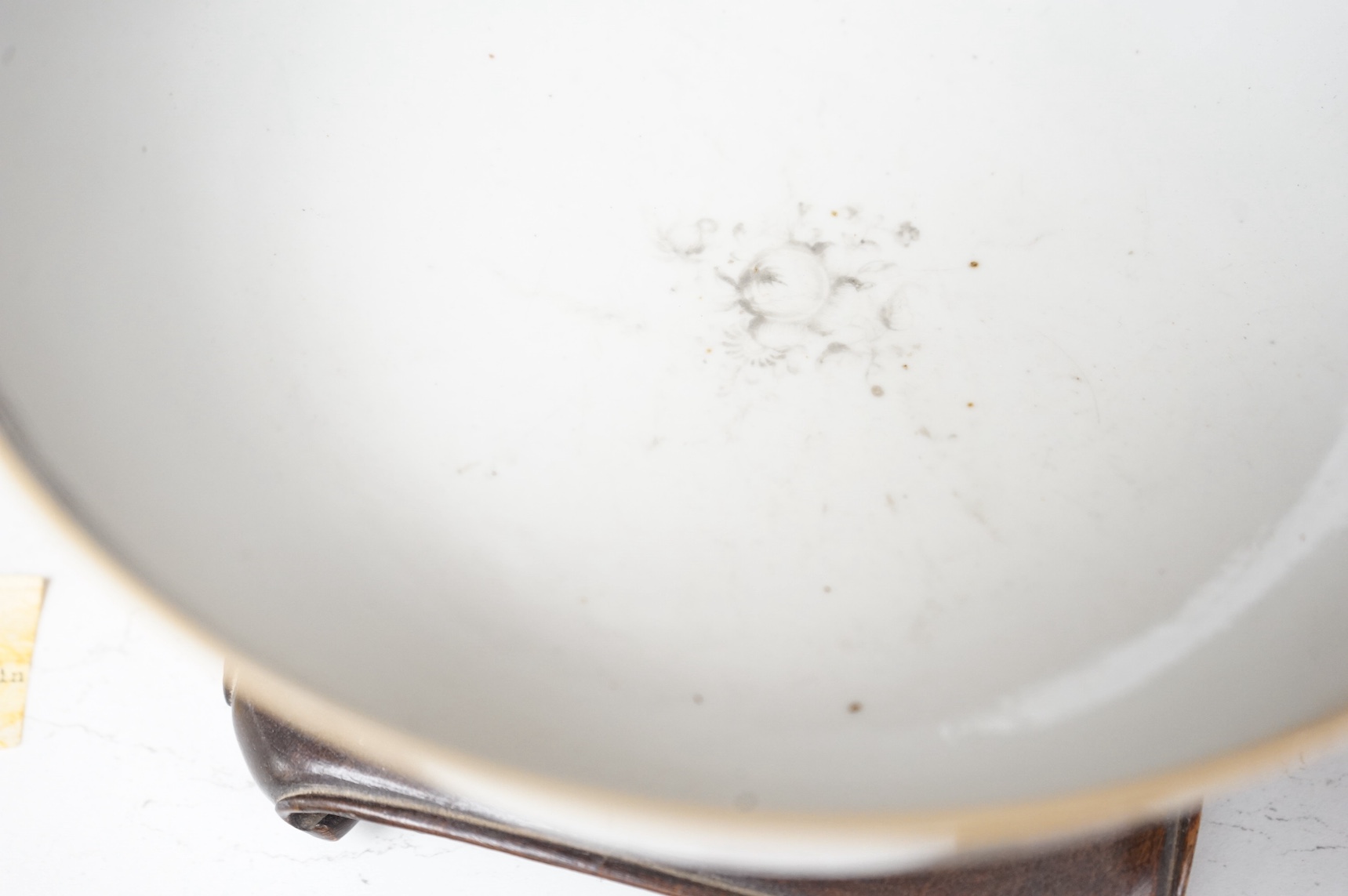 A Chinese export grisaille ‘ship’ bowl, Qianlong period, made for the Danish market